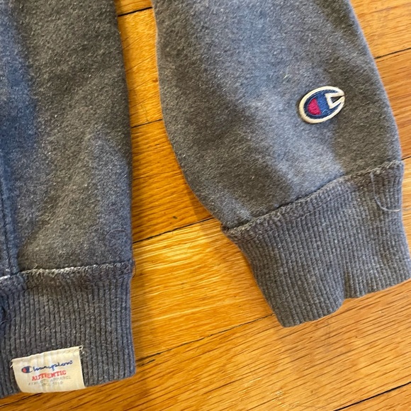 New York University NYU Unisex Grey Hoodie 1/4 Zip Tish Stern Vintage Small VTG - Picture 2 of 5